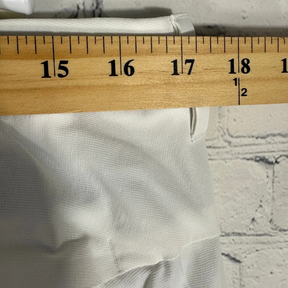 Lululemon Commission Golf Shorts Mens 34 White Technical Stretch LM7AW2S